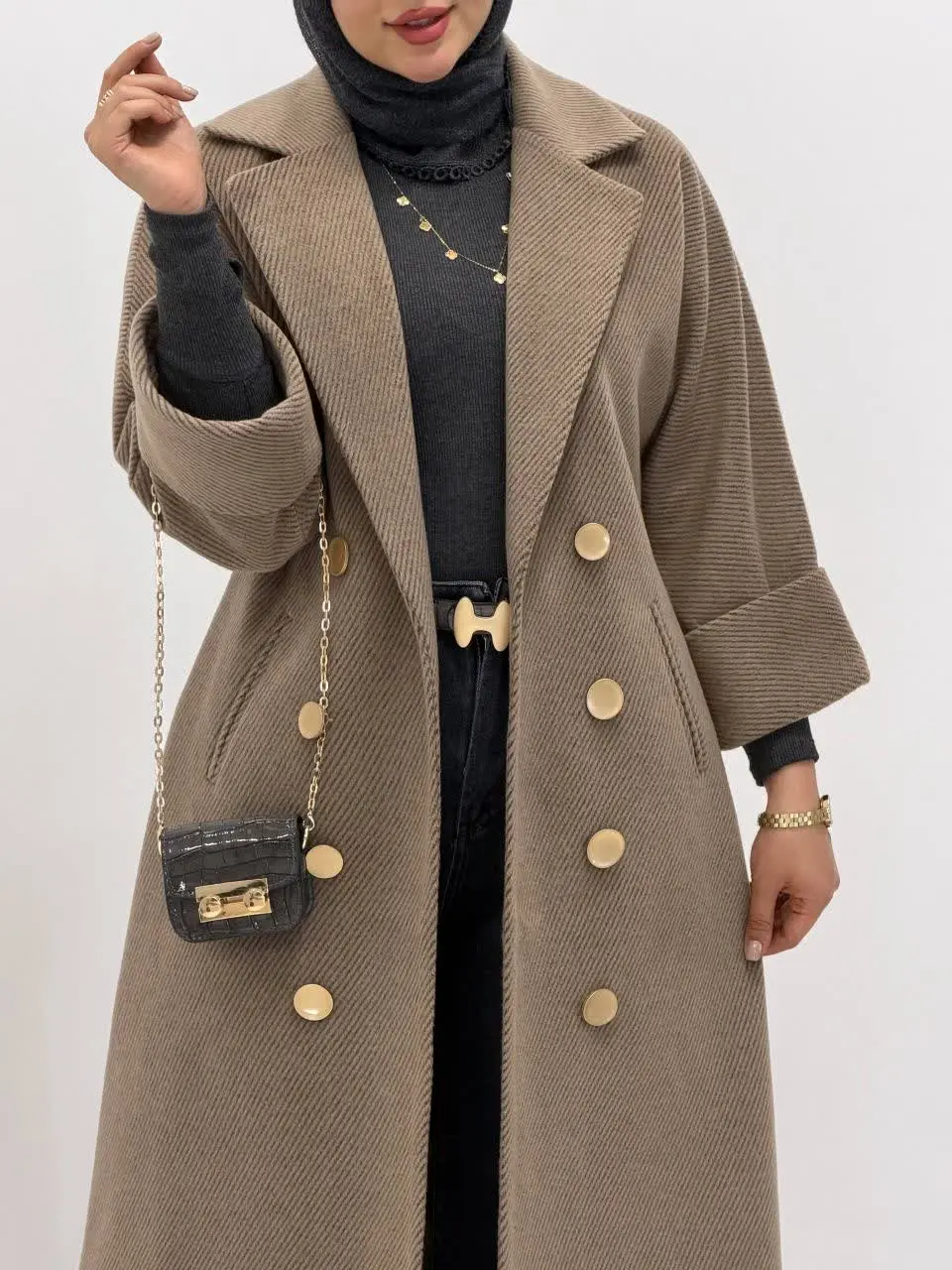 3723-پالتو فوتر نیلی